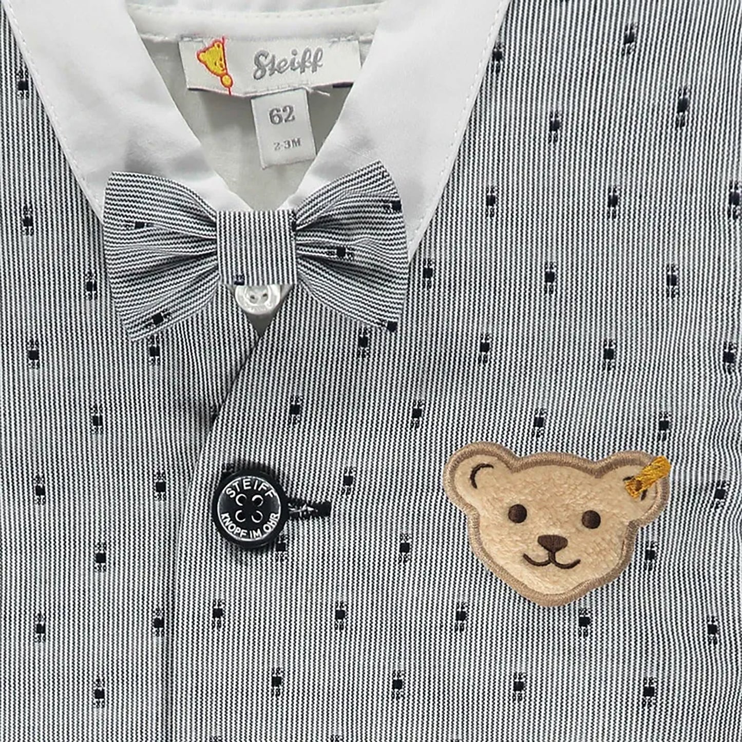 Steiff - 2-teiliges Set aus Strampler und Fliege