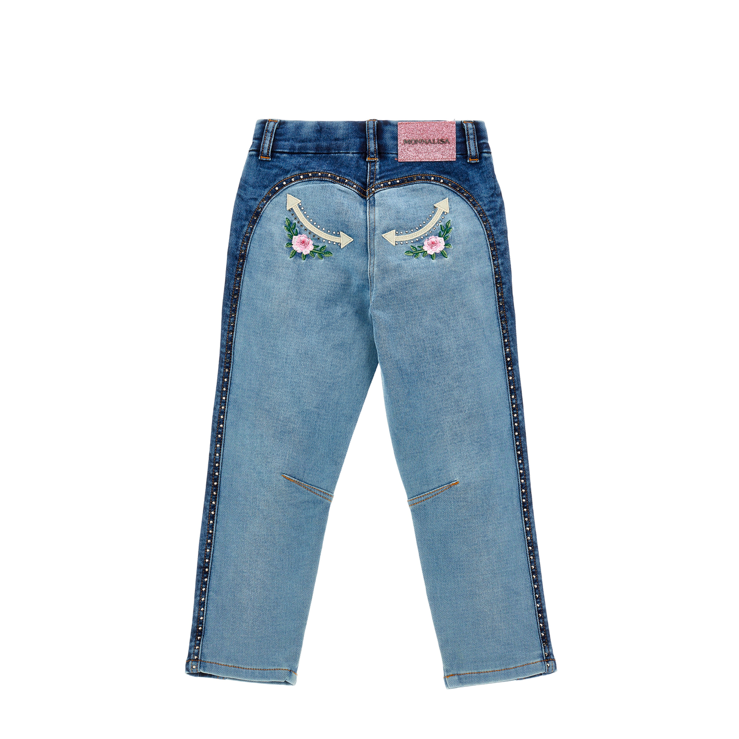 MONNALISA - Zweifarbige Jeanshose