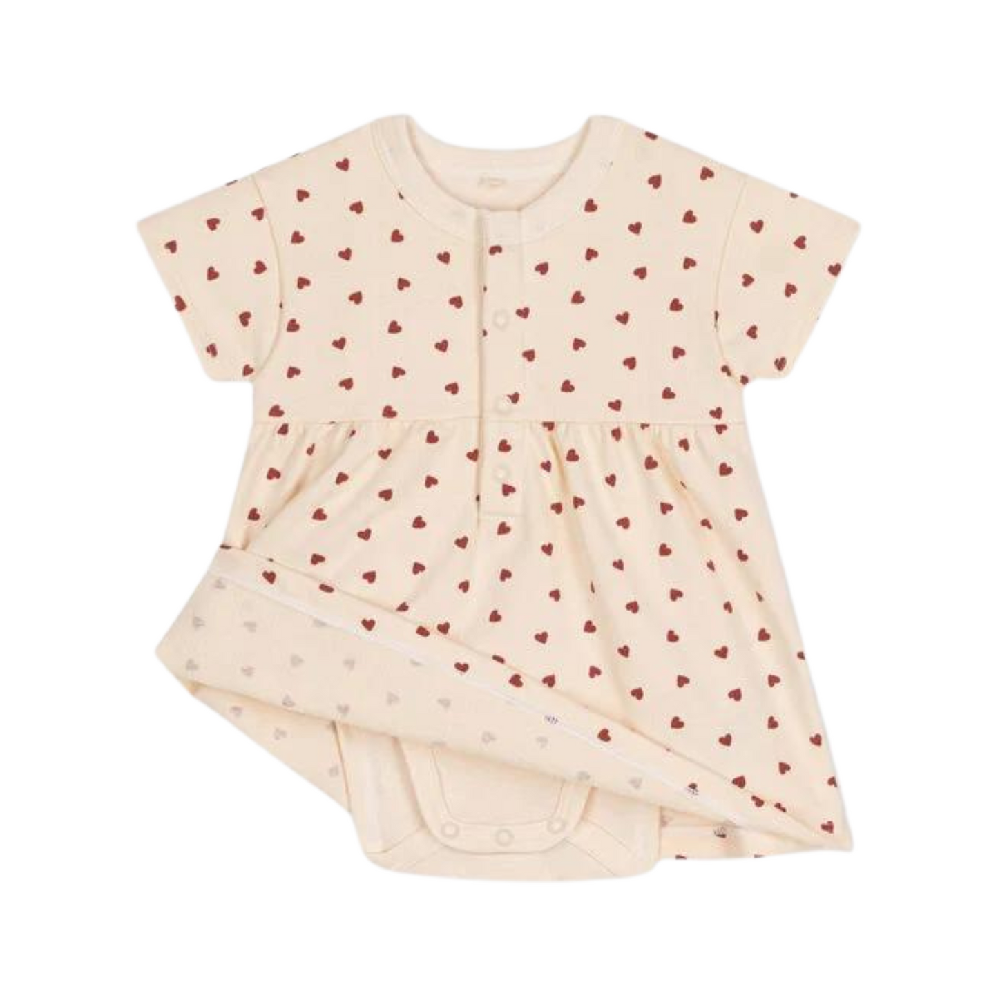 Petit Bateau - Kleid mit integriertem Body