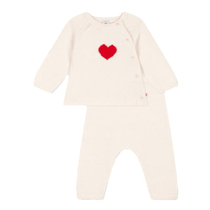 Petit Bateau - 2-teiliges Set aus Pullover und Hose