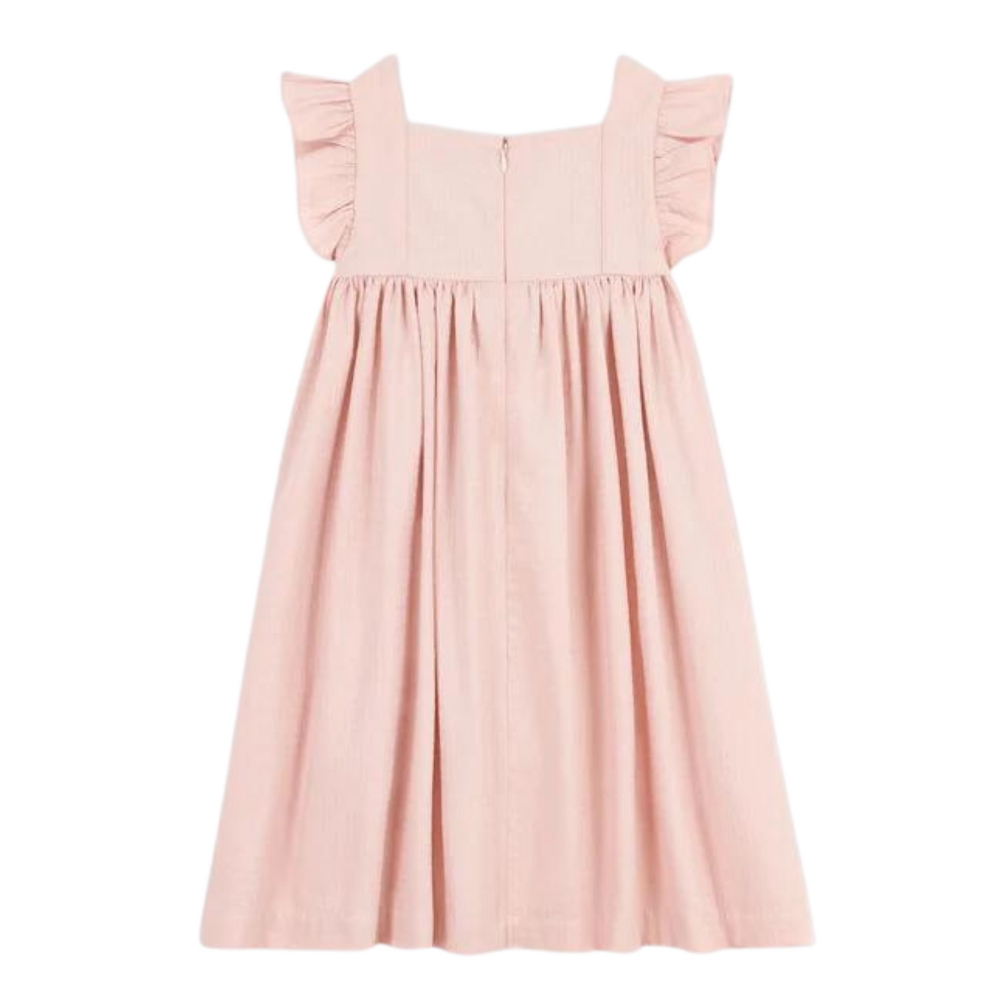 Petit Bateau - Kleid mit Rüschenärmeln