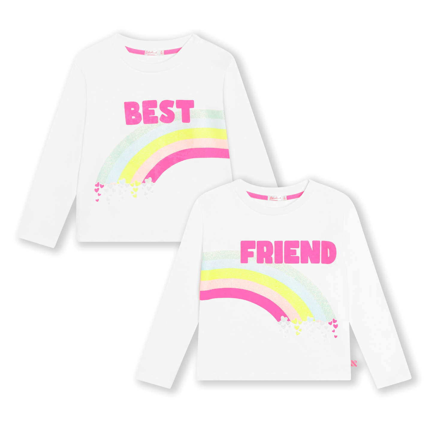 Billieblush - Langarm-T-Shirt "Best" / "Friend"