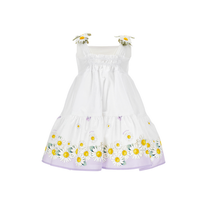 MONNALISA - Capri-Kleid mit Gänseblümchen-Print