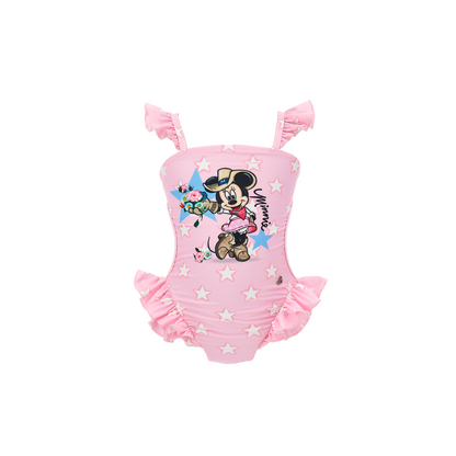 MONNALISA - Badeanzug mit Minnie Mouse-Print