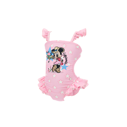 MONNALISA - Badeanzug mit Minnie Mouse-Print