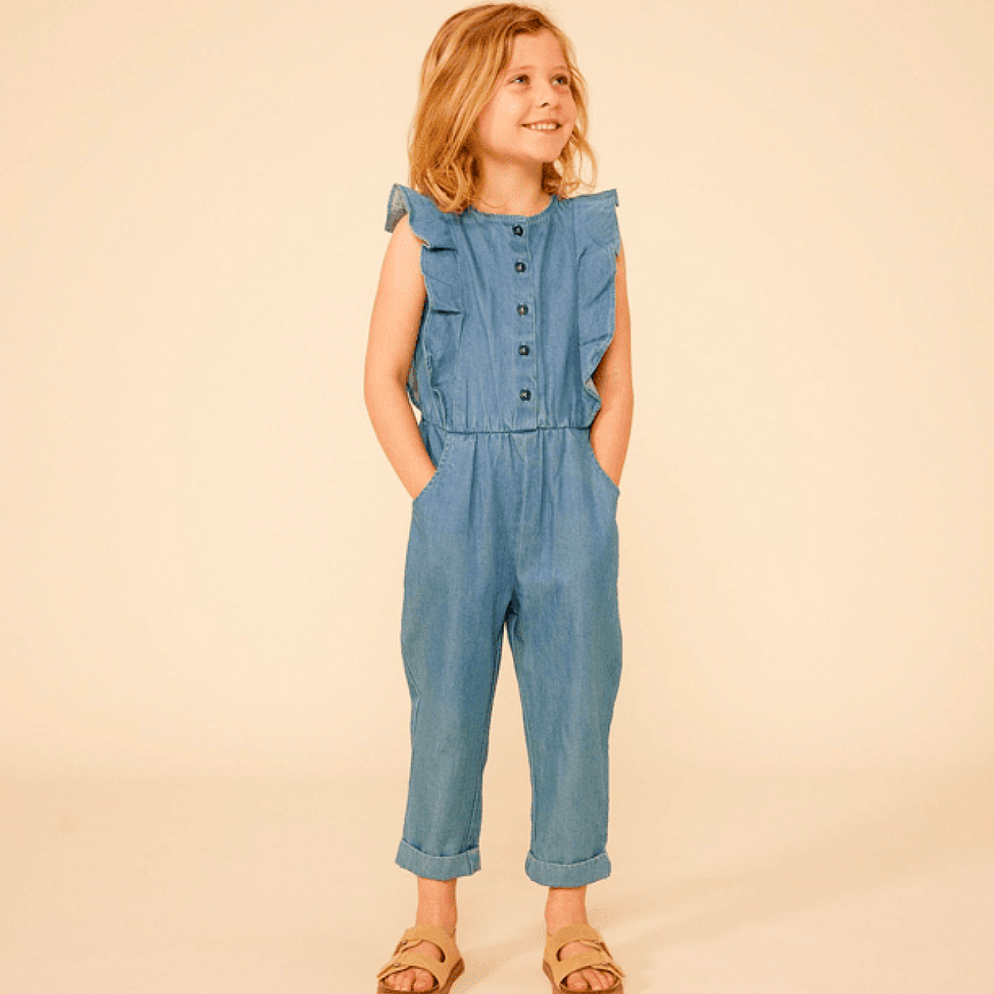 Petit Bateau - Jumpsuit mit Rüschen