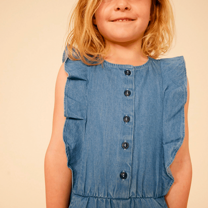 Petit Bateau - Jumpsuit mit Rüschen