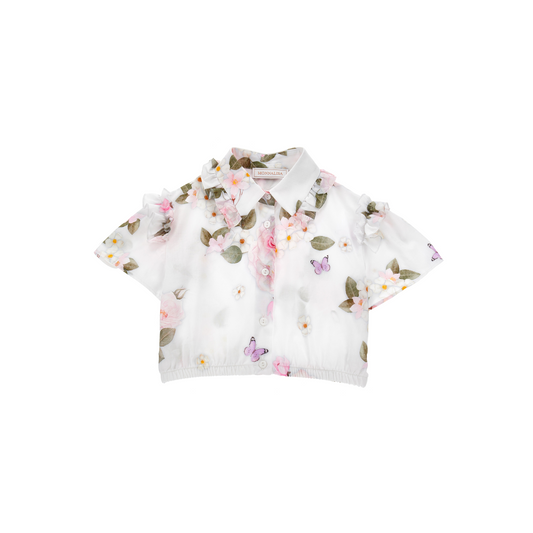 MONNALISA - Hemd-Bluse mit Blumenprint