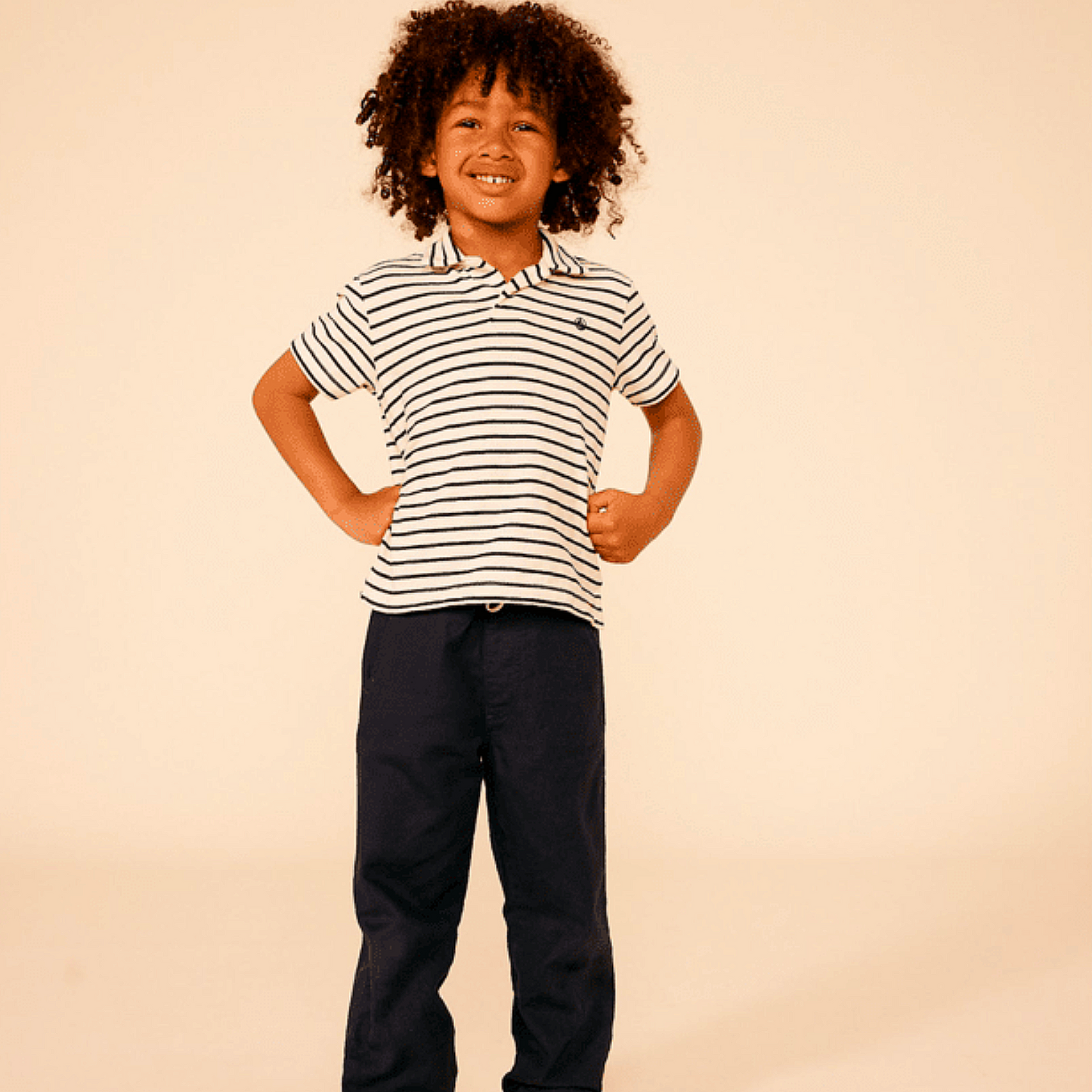 Petit Bateau - Poloshirt gestreift