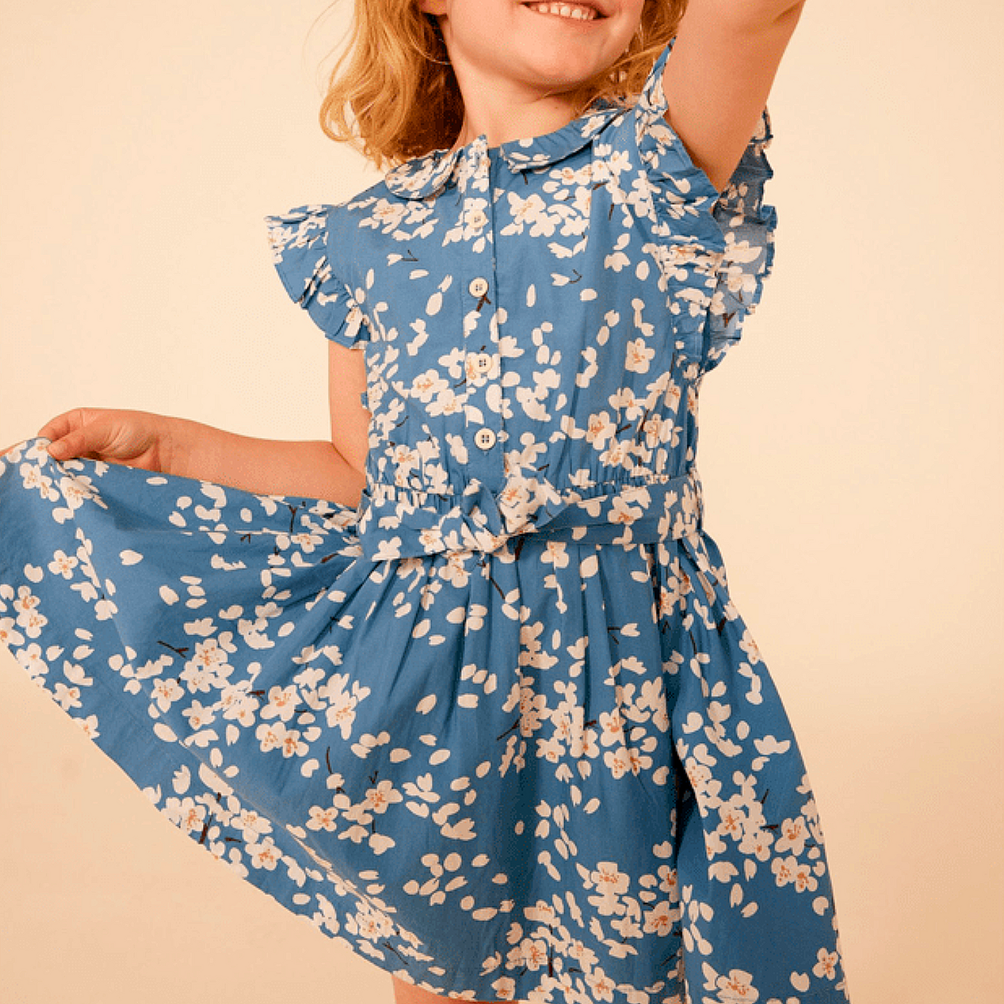 Petit Bateau - Rüschenkleid