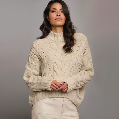 Rino & Pelle - Strickpullover mit Zopfmuster