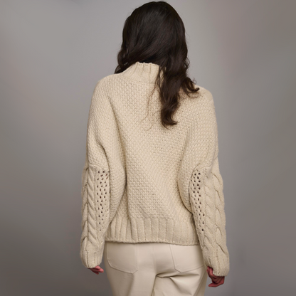 Rino & Pelle - Strickpullover mit Zopfmuster