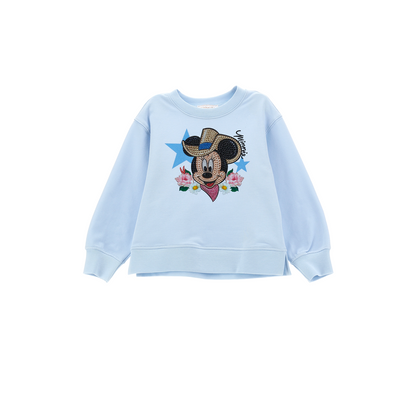 MONNALISA - Sweatshirt mit Minnie Mouse-Print und Strass