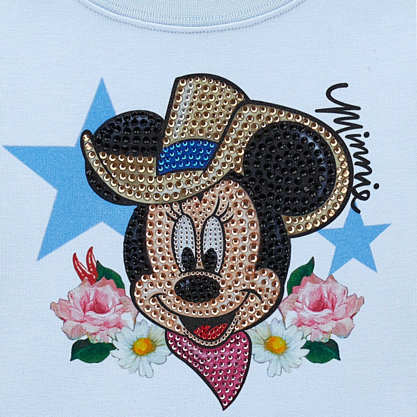 MONNALISA - Sweatshirt mit Minnie Mouse-Print und Strass