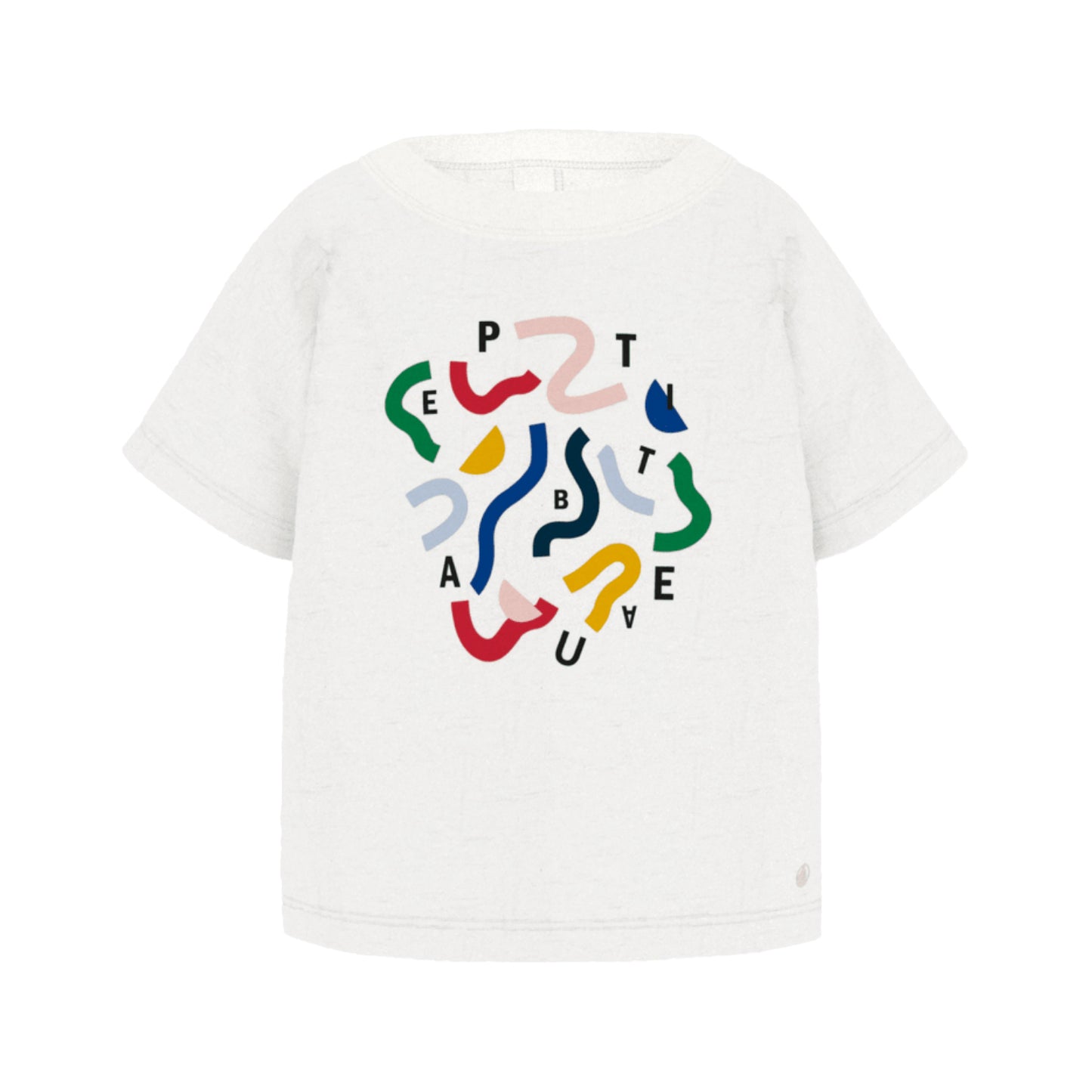 Petit Bateau - T-Shirt mit buntem Print