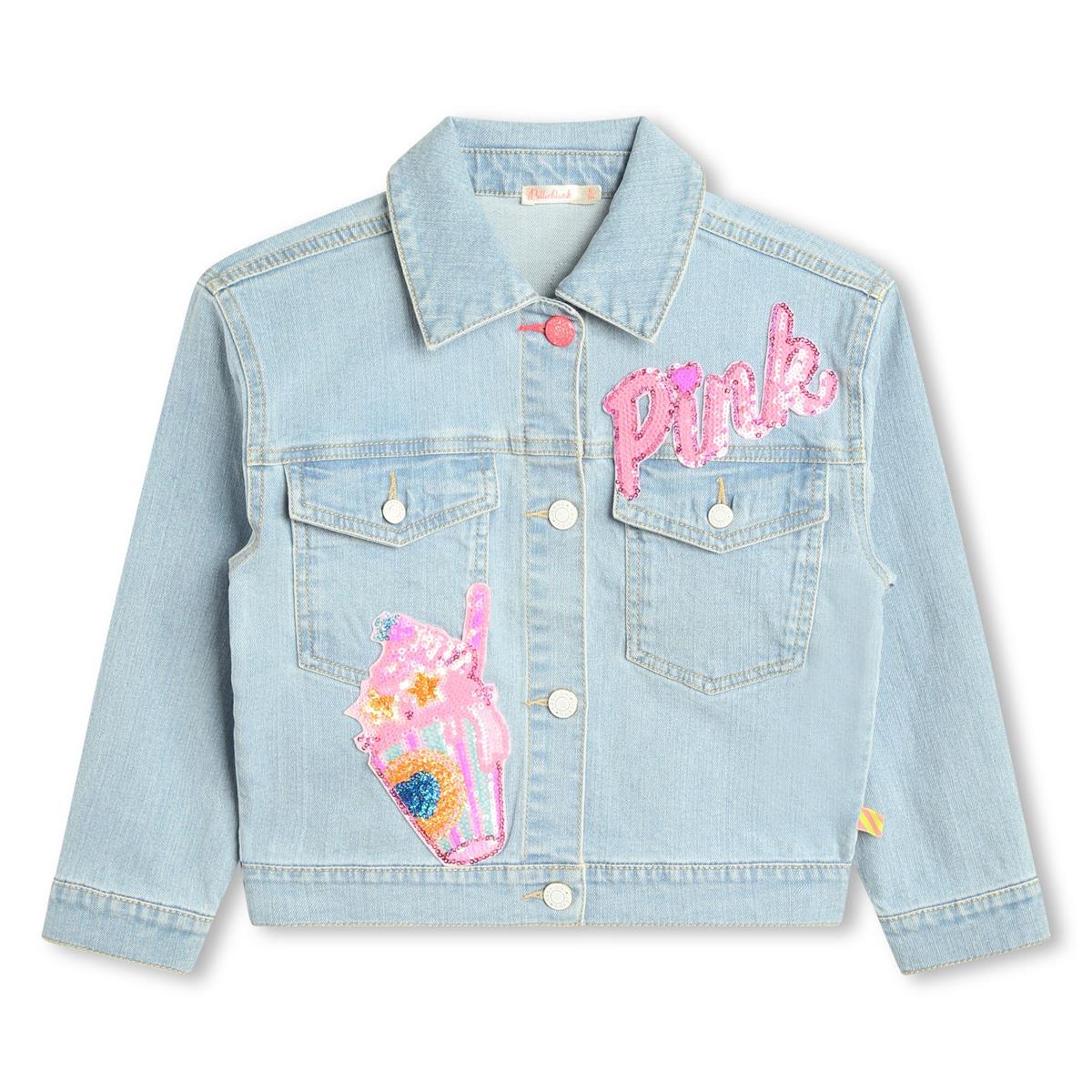 Billieblush - Jeansjacke mit Applikationen